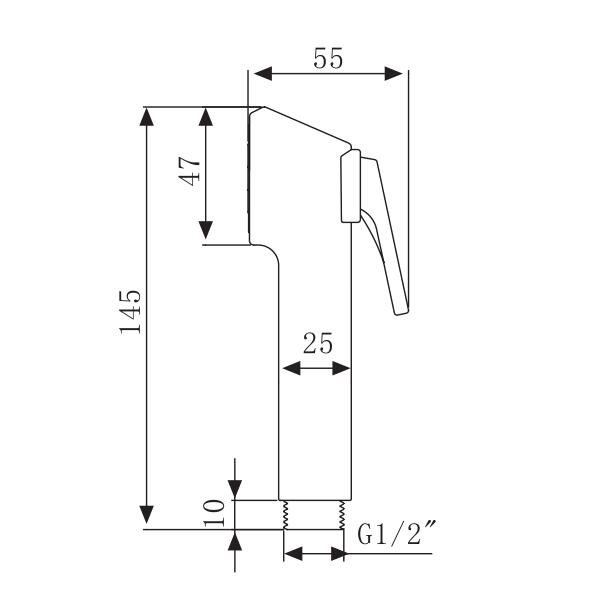 Máy phun nước vệ sinh cầm tay để vệ sinh cá nhân