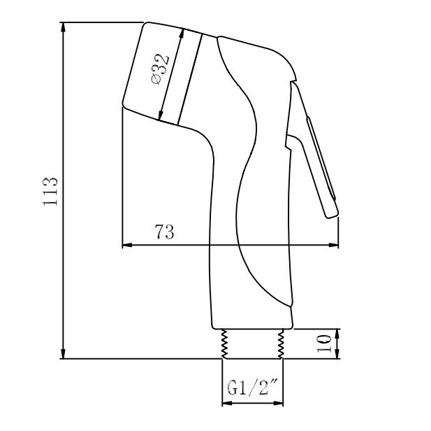 Bidet nóng và lạnh Shattaf
