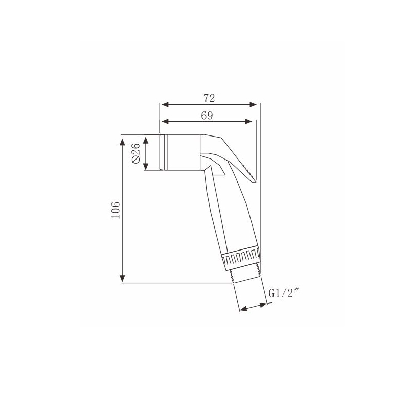 Máy phun rửa vệ sinh Bidet Máy phun rửa vệ sinh đầu cầm tay
